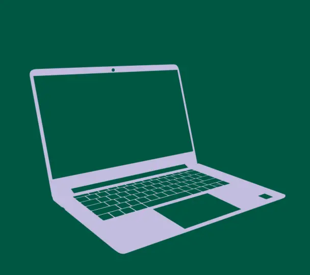 job hunting online using a laptop